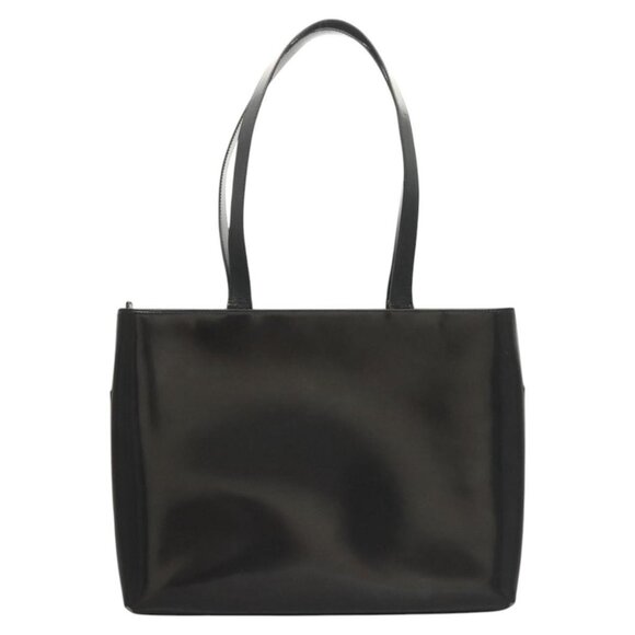 GUCCI Shoulder Bag Enamel Black Gold - Picture 3 of 16